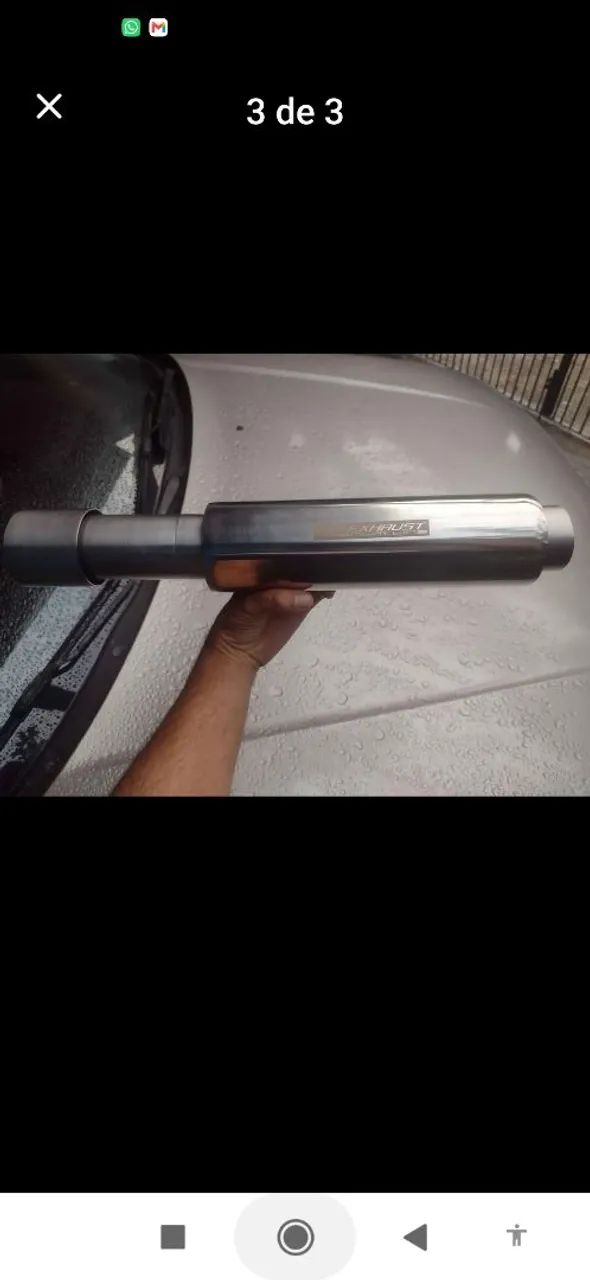 Abafador de inox 2 polegadas e meia  - Foto 2