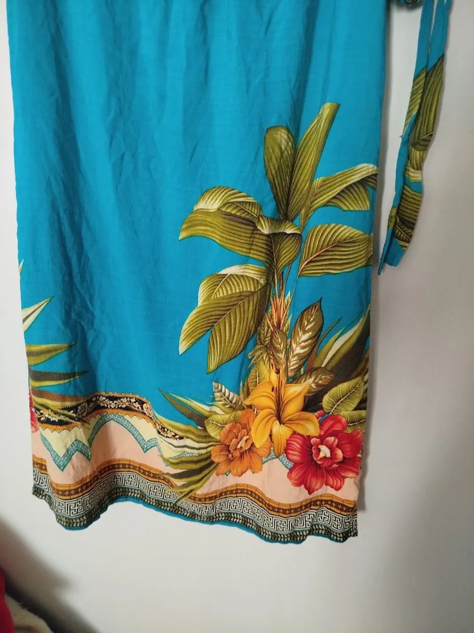 Vestido em viscose com estampa  - Foto 2