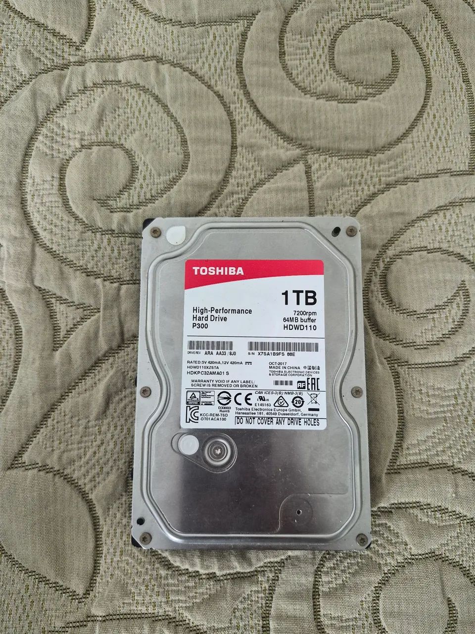 Hd Toshiba 1tb ótimo estado