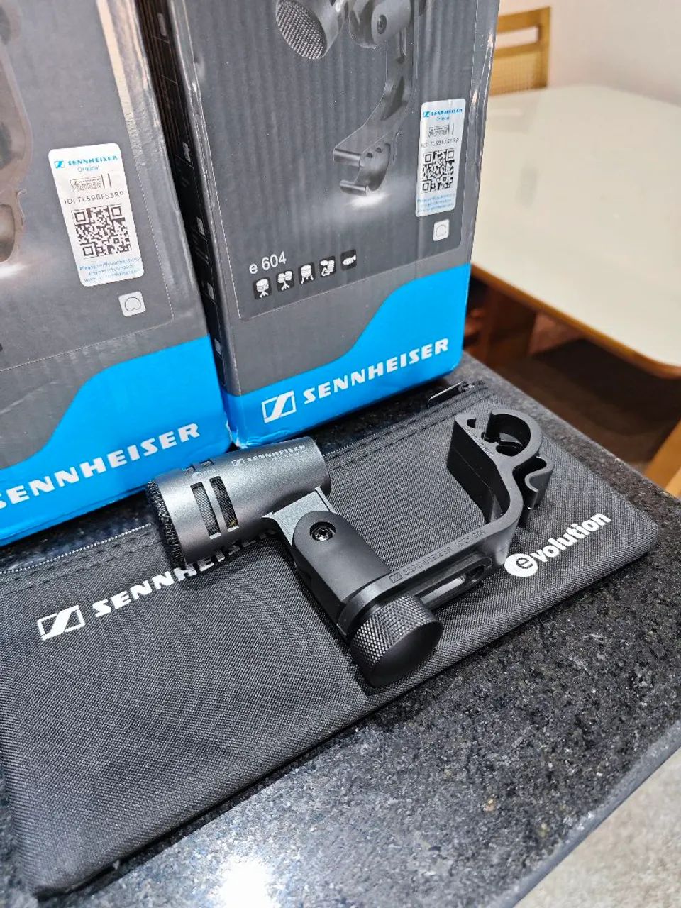 MICROFONE SENNHEISER E604 BATERIA - Microfones e Gravadores - José