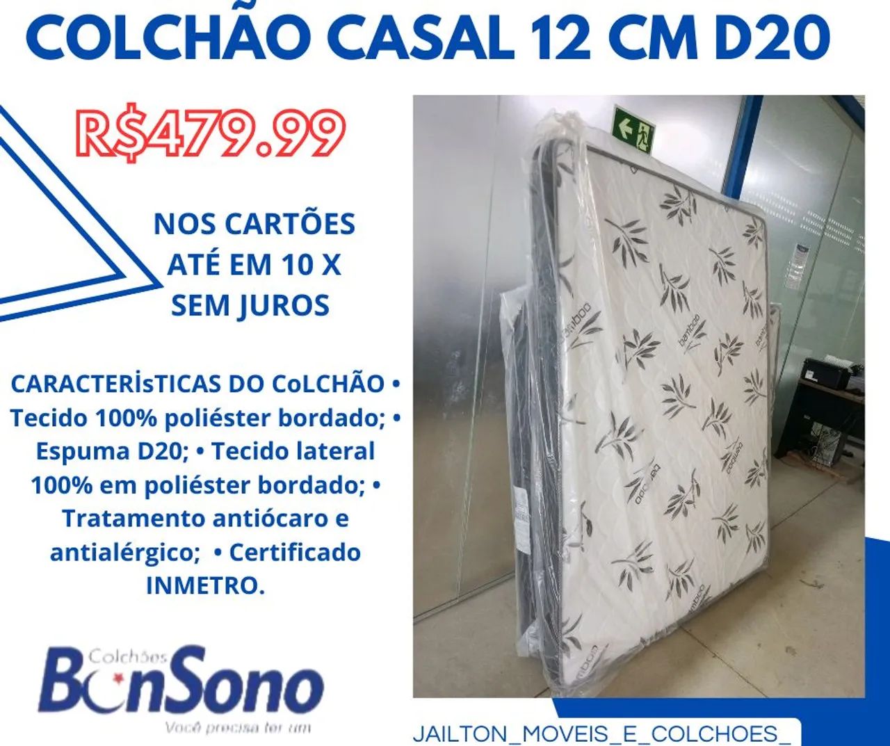PROMOÇÕES COLCHÃO CLASIC D20 BOM SONO - Foto 2