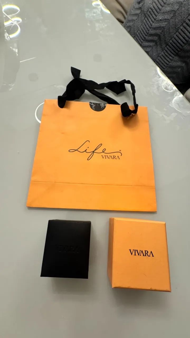Vivara Life - Sacola + Case de Anel e Aliança + Frete Grátis