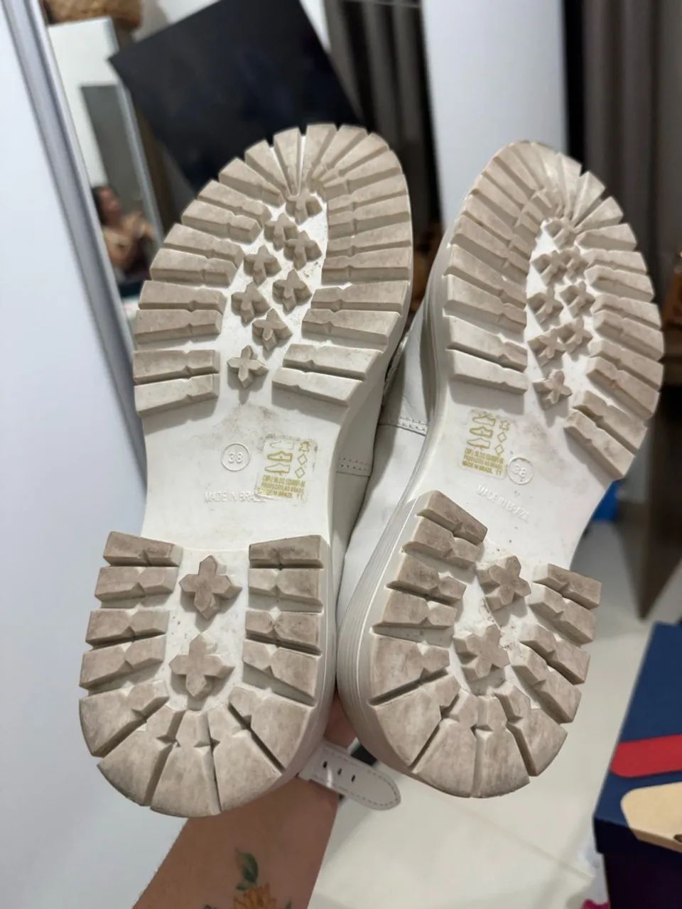 Mocassim Bottero 38 Off White - Foto 3