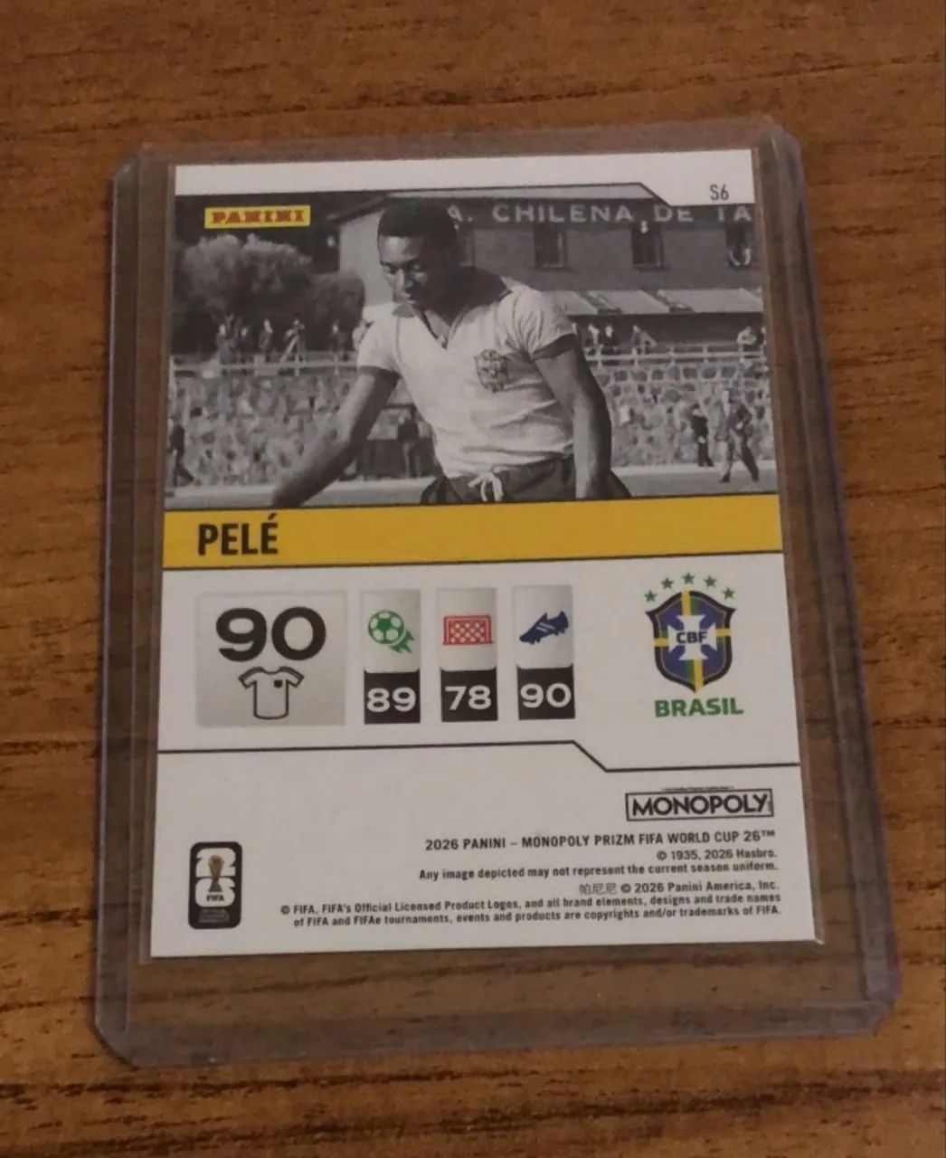 Card Pelé Panini Monopoly Copa do Mundo - Foto 2
