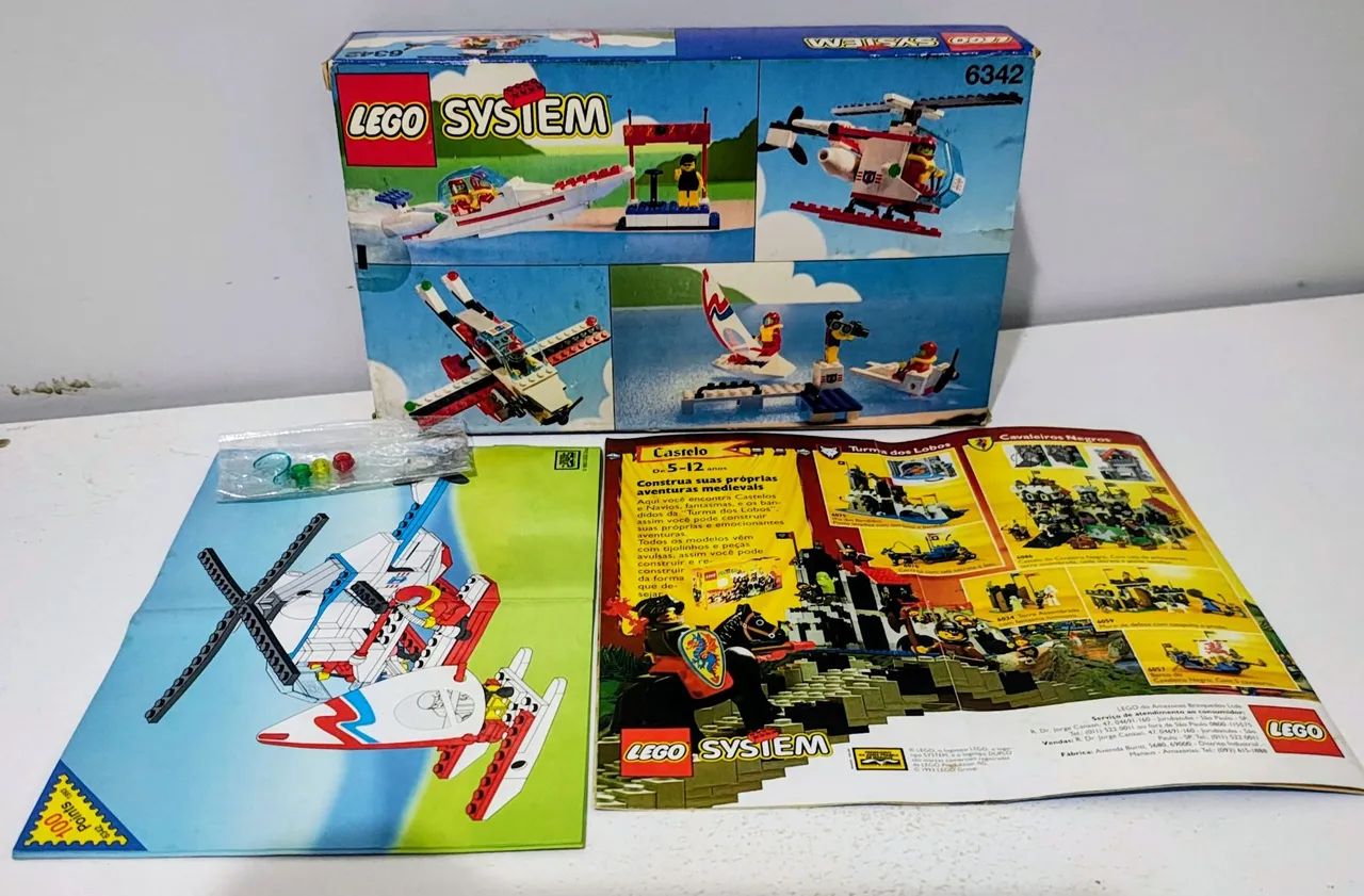 Lego System 6342 - Beach Rescue Chopper - Completo - Foto 3