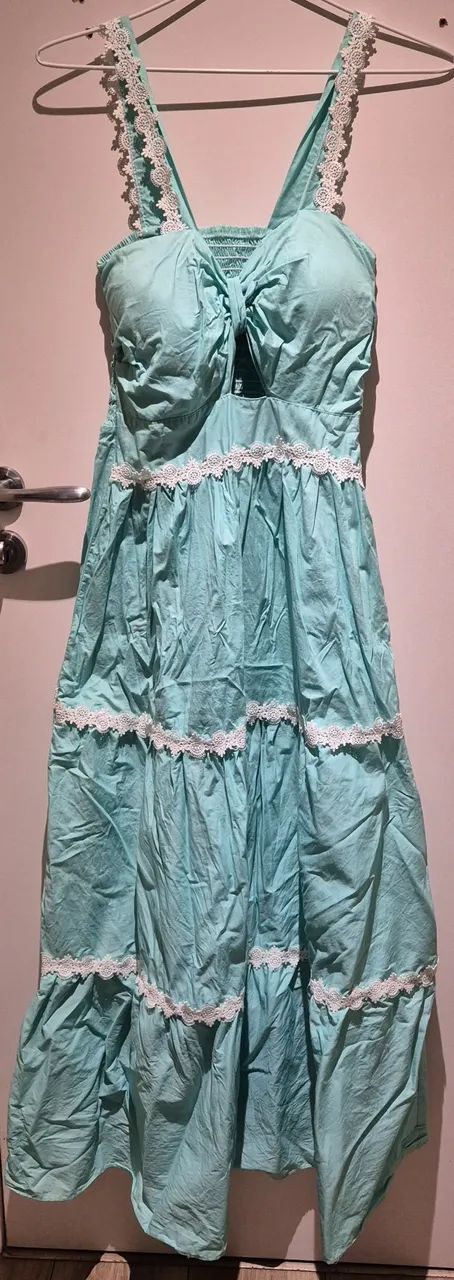 Vestido Longo Azul Turquesa  - Foto 2