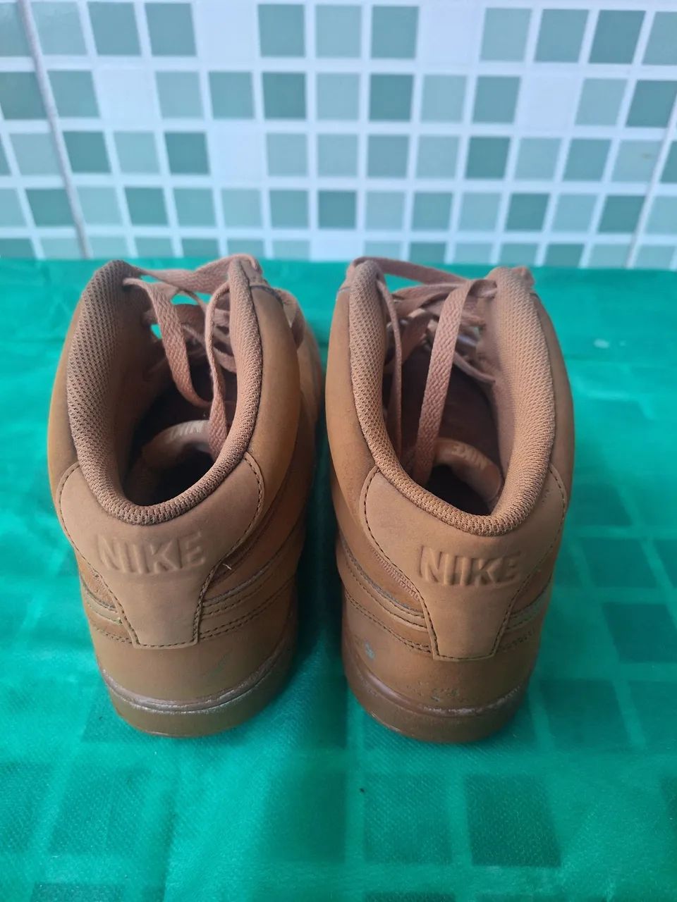 Tênis Nike Court Vision Mid Marrom - Foto 5