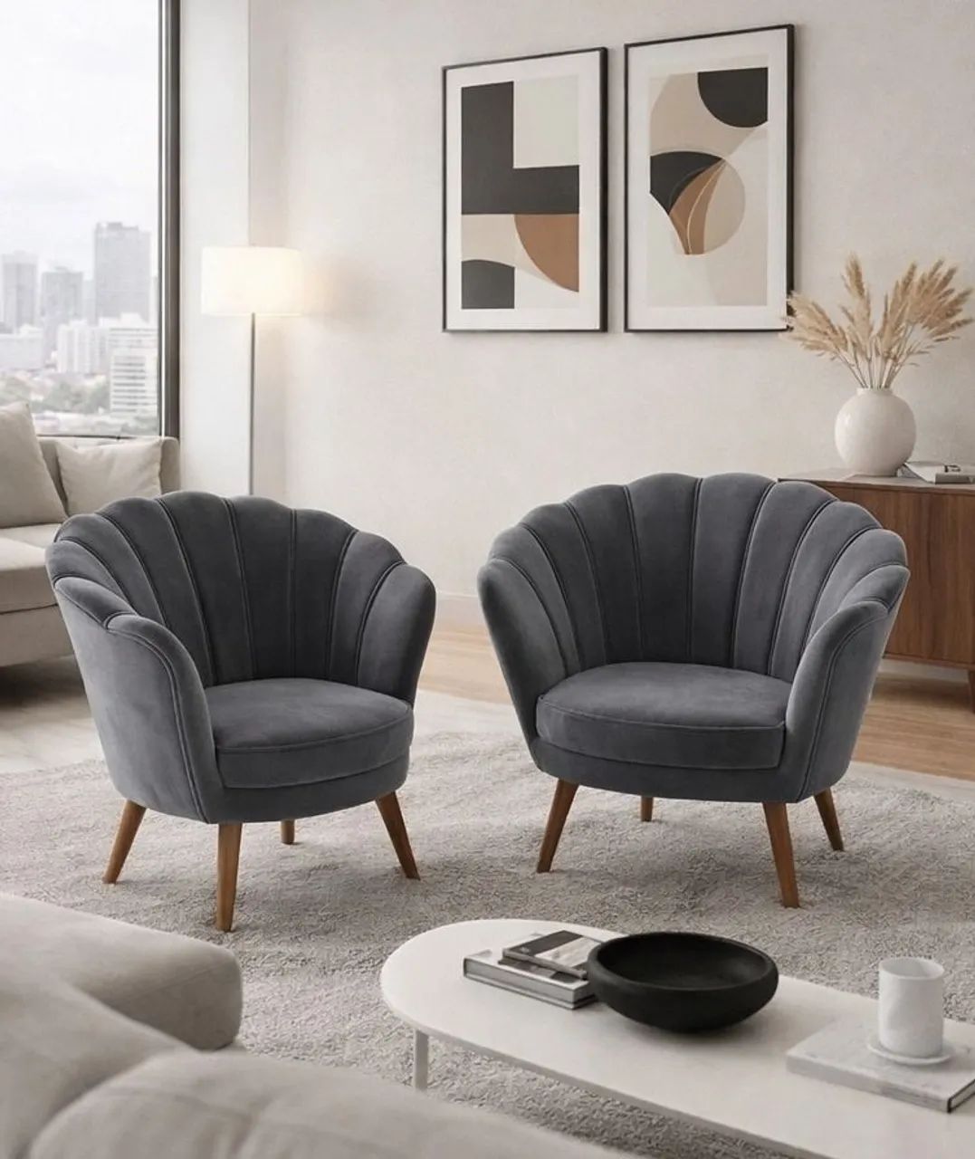 Par de Poltronas Flor 