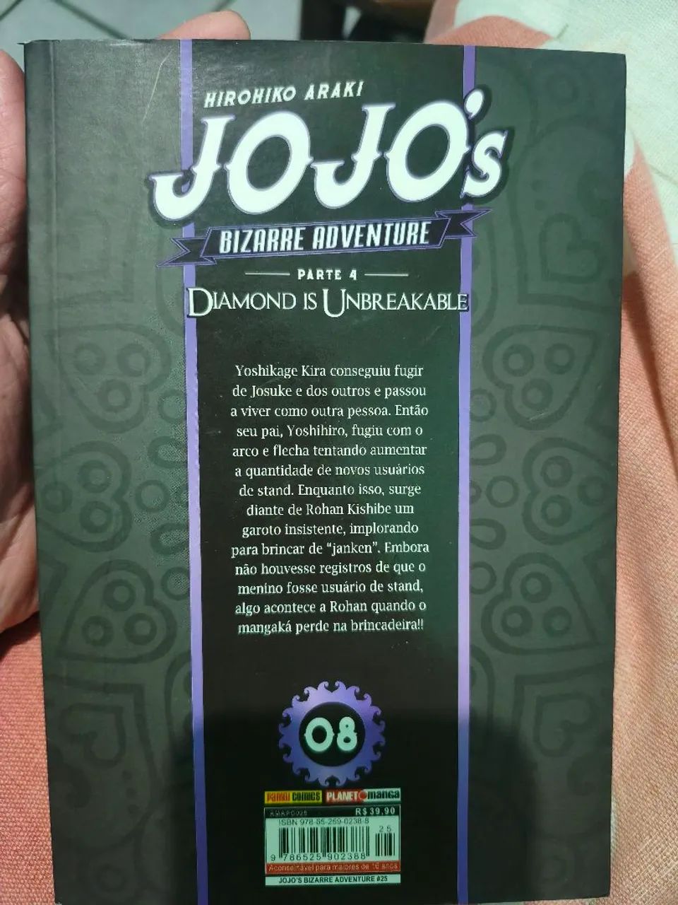 Mangá Jojo Part 4, Volume 8 - Foto 2