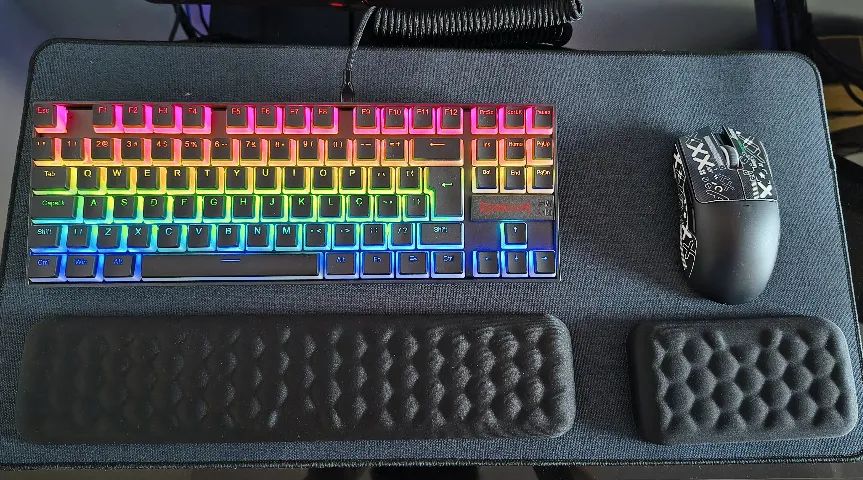 Kit Ergonômico Apoio de Pulso para Teclado e Mouse