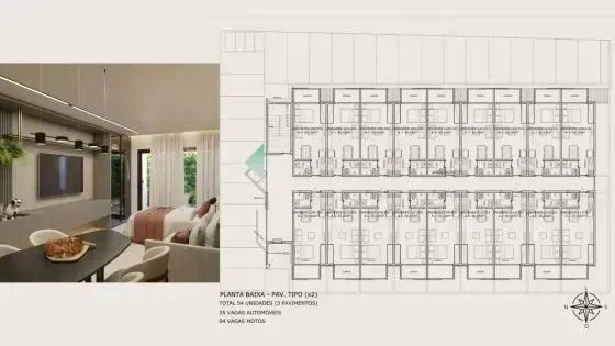 Apartamento com 31m² próximo ao mar em São Miguel dos Milagres - Foto 5