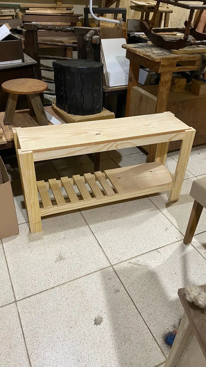 Estante de madeira rack - Foto 2