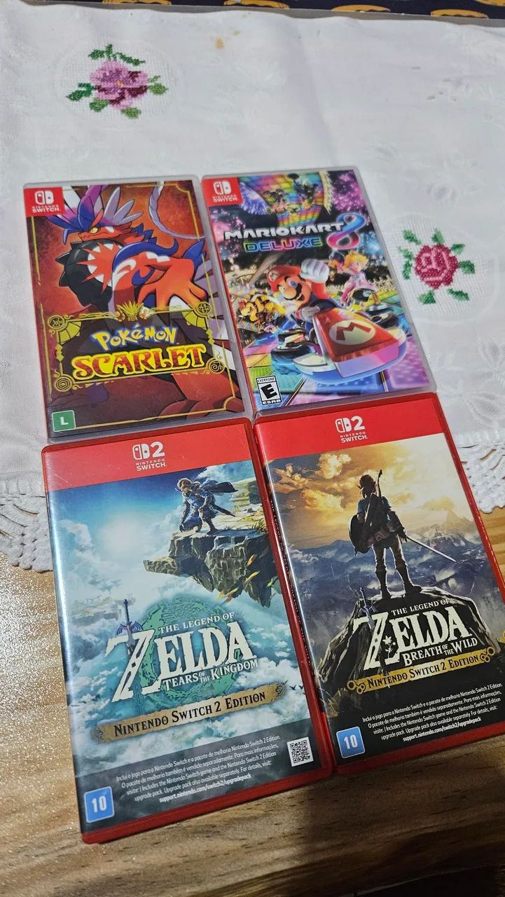 Nintendo Switch 2 mais completo e novo da OLX ES - Foto 2