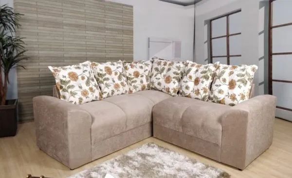 Sofa de Canto Belo ( DUPLA FACE FLORIDO E LISO )  - Foto 2