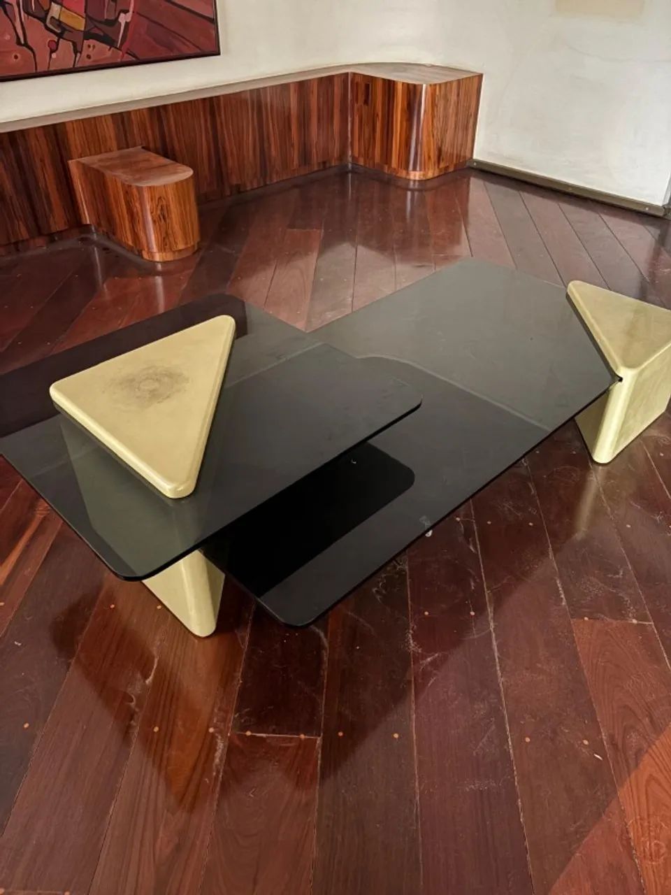 Mesa de Centro Grande com Vidro Fumê  - Foto 2