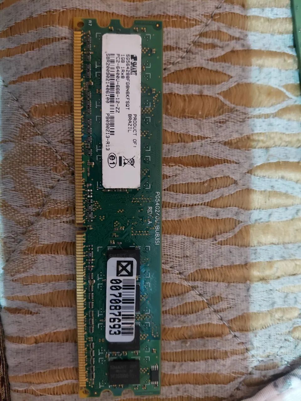 Ram ddr2 de 2gb e ddr3 de 1gb