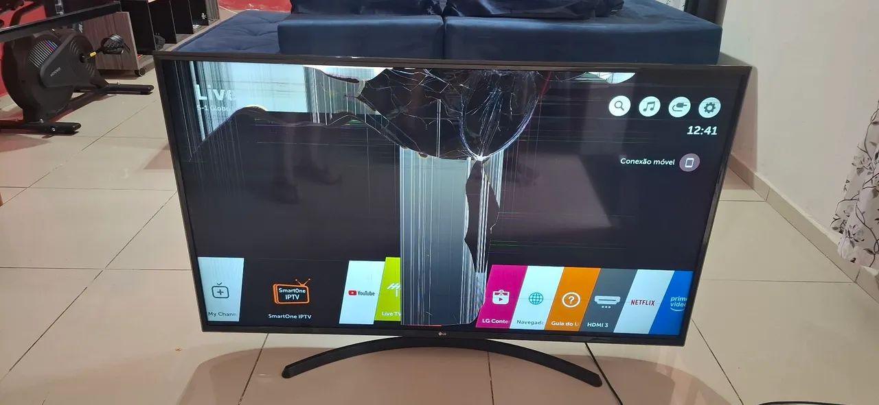 Tv tela quebrada LG 55 POLEGADAS - Foto 3