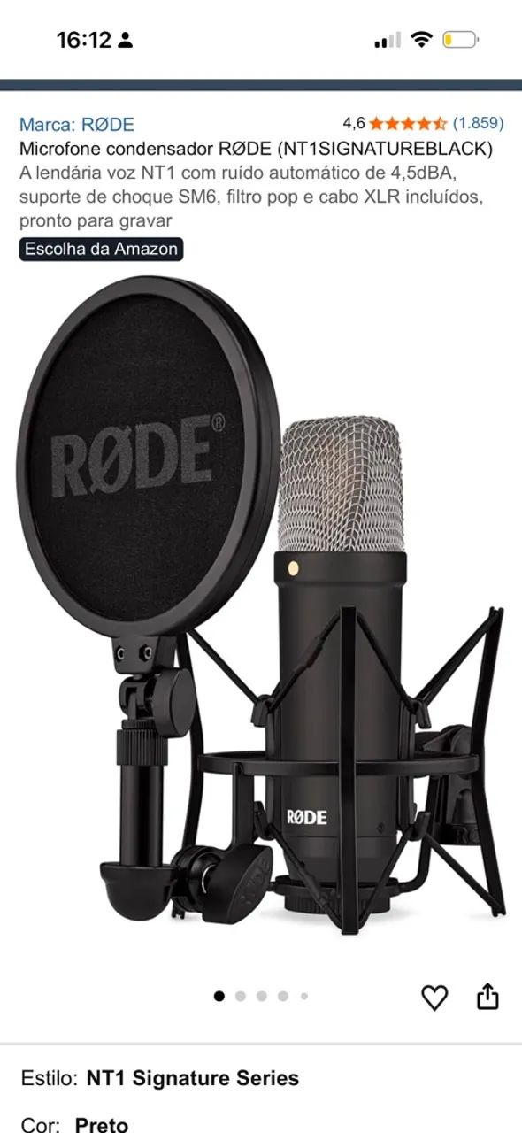 MICROFONE RODE NT1