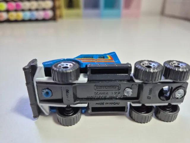 Matchbox Caminhão Lesney azul Scania 1985 - Foto 3