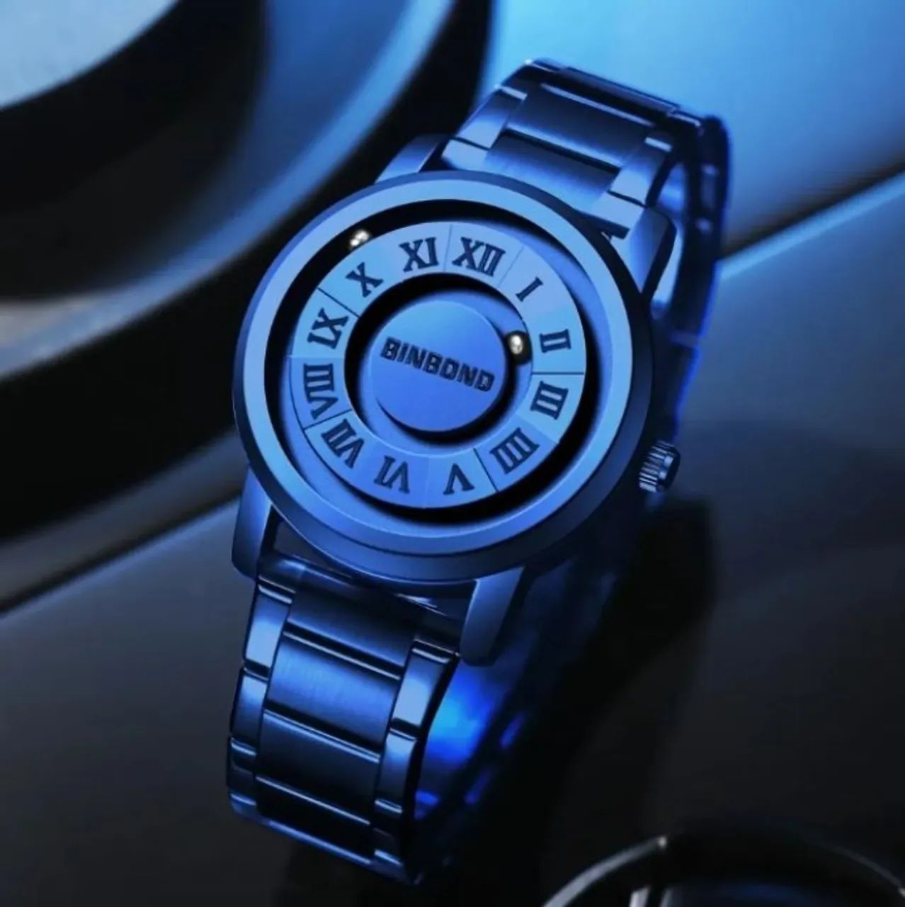 Relógios Magnético importado azul...super top!!! - Foto 5