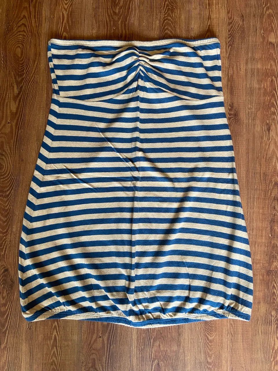 Blusa Dkny Bege/Azul algodão 