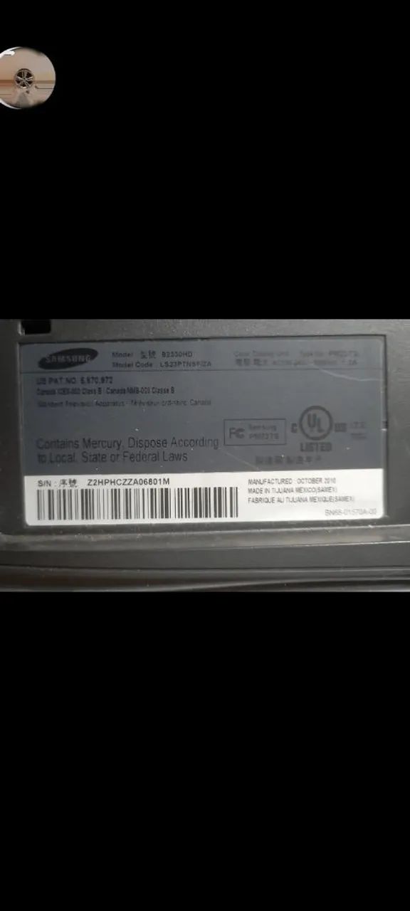 TV Sansung B2330HD, excelente estado - Foto 5