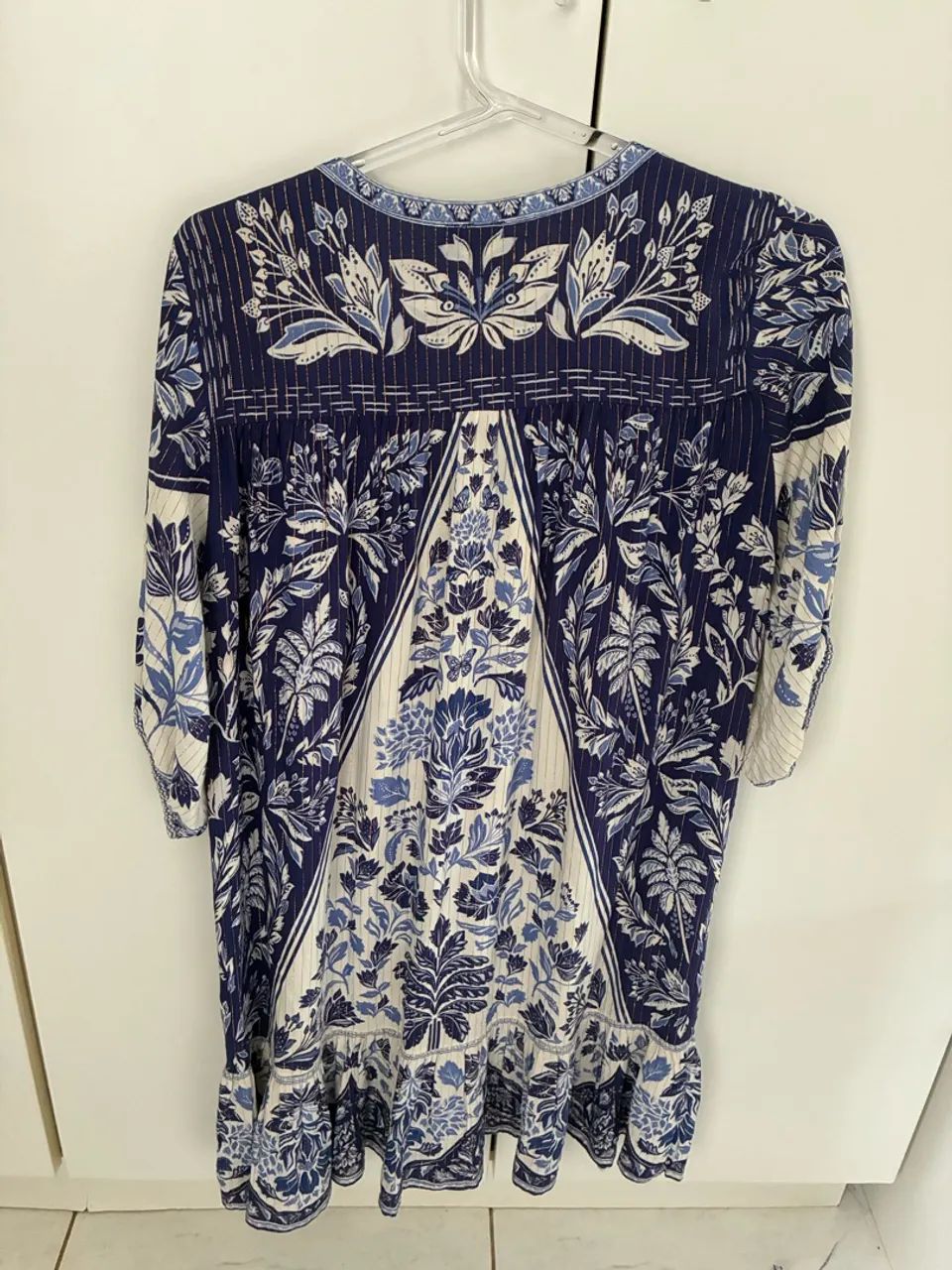 vestido azul farm - Foto 2