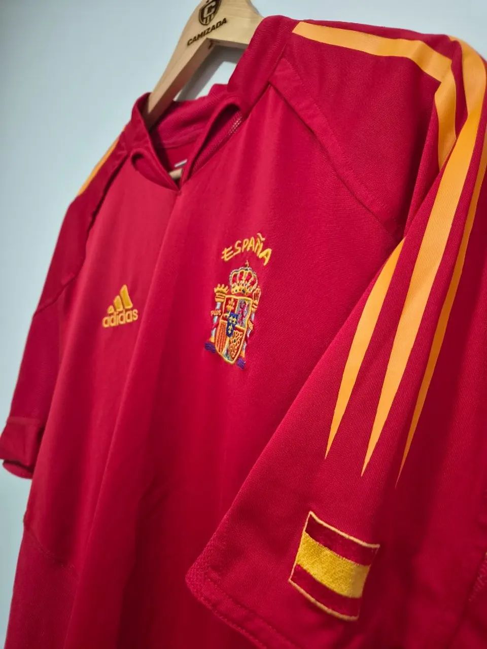 Camisa Espanha original 2004 - Foto 3