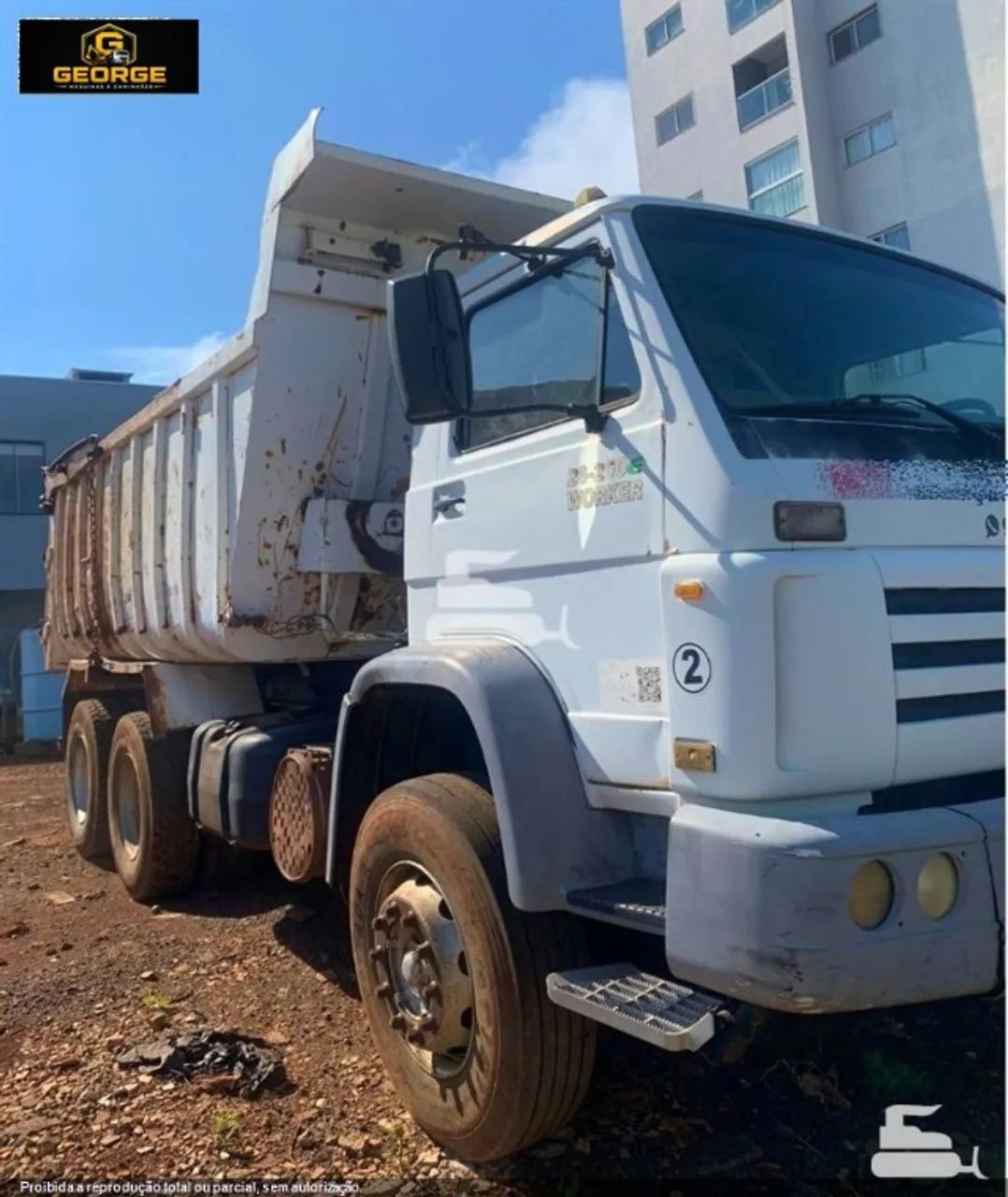 Caminhão Volkswagen 26-260 E Worker 6x4 - Caçamba 