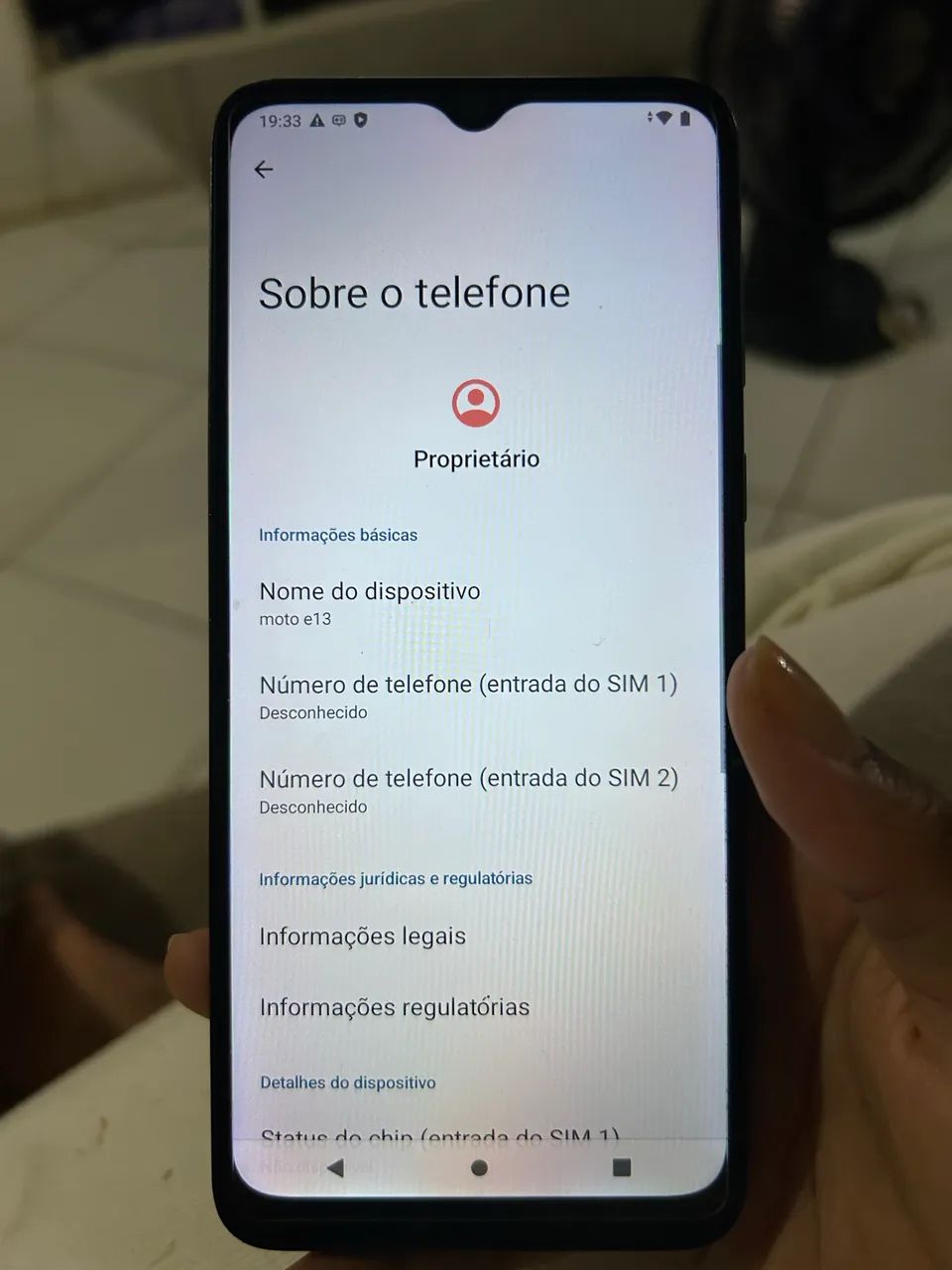 Motorola e13 bem conservado 