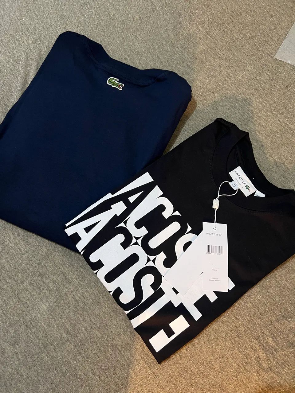 camiseta da lacoste preta - Foto 5