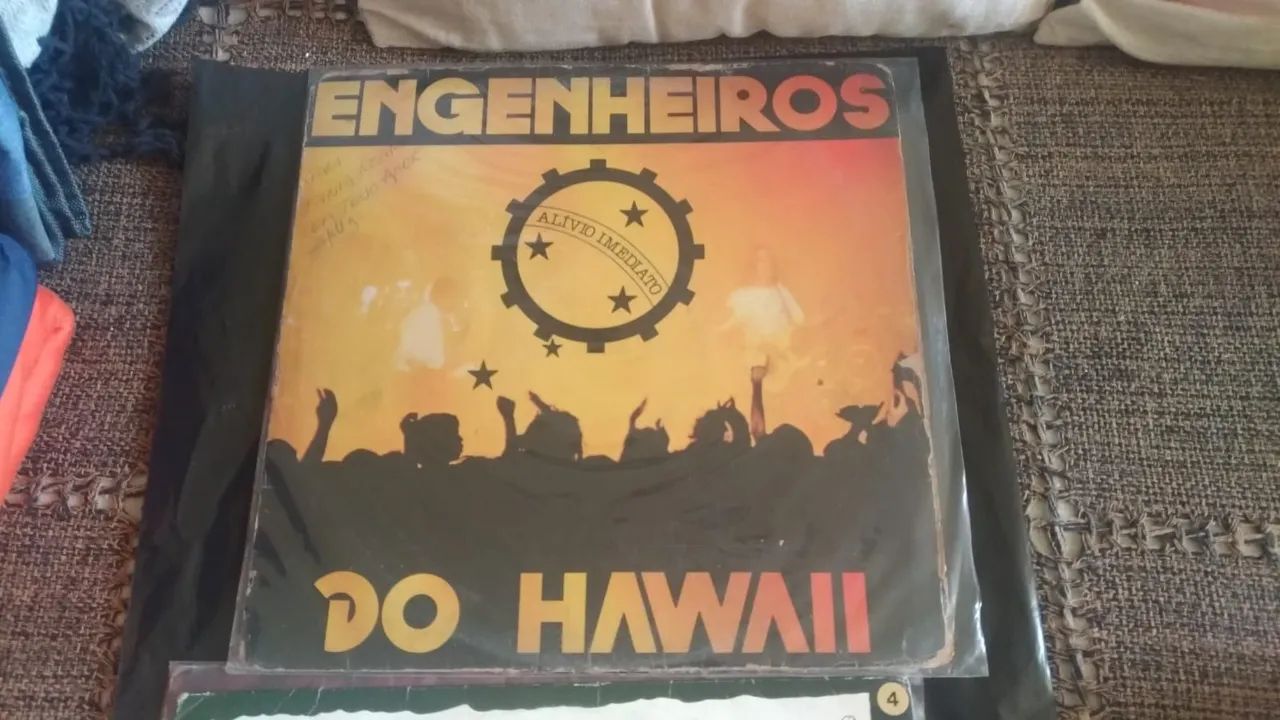 Engenheiros do Hawaii LP Disco de vinil, original.