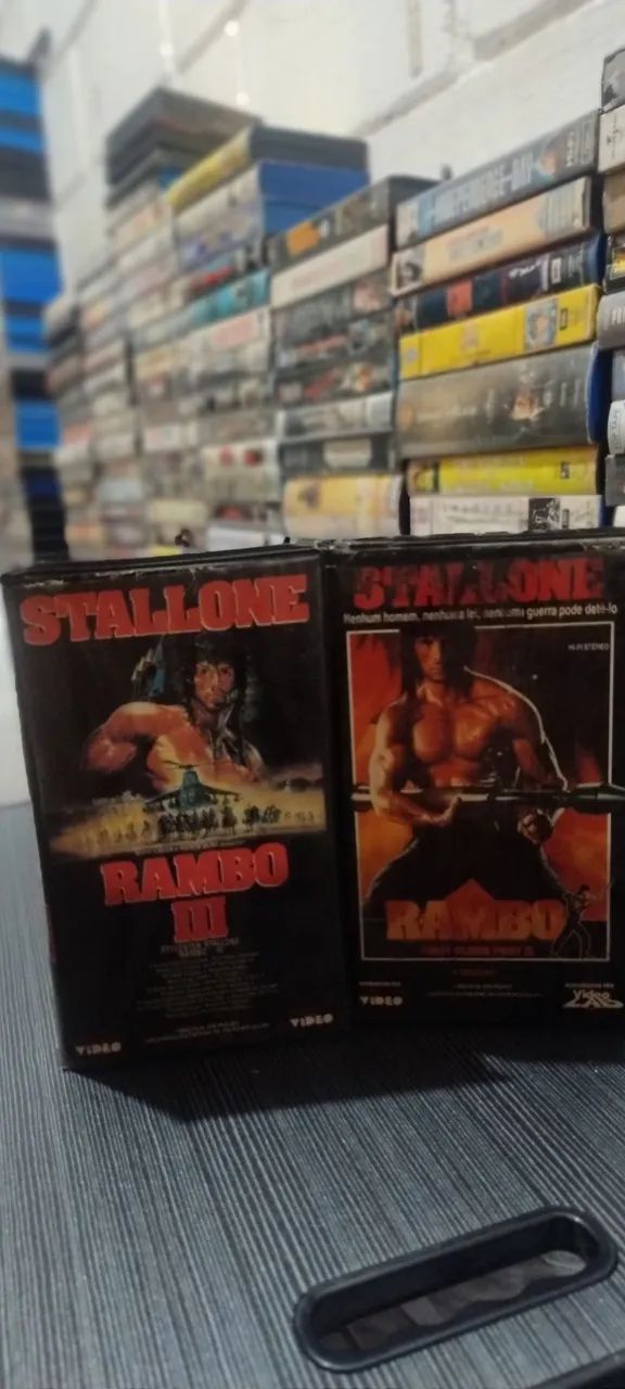 VHS RAMBO 2 e  3 legendado 
