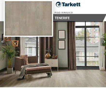 Lote 25 M² Piso vinilico Tarkett Click 4.5 - Essence Tech Tenerife