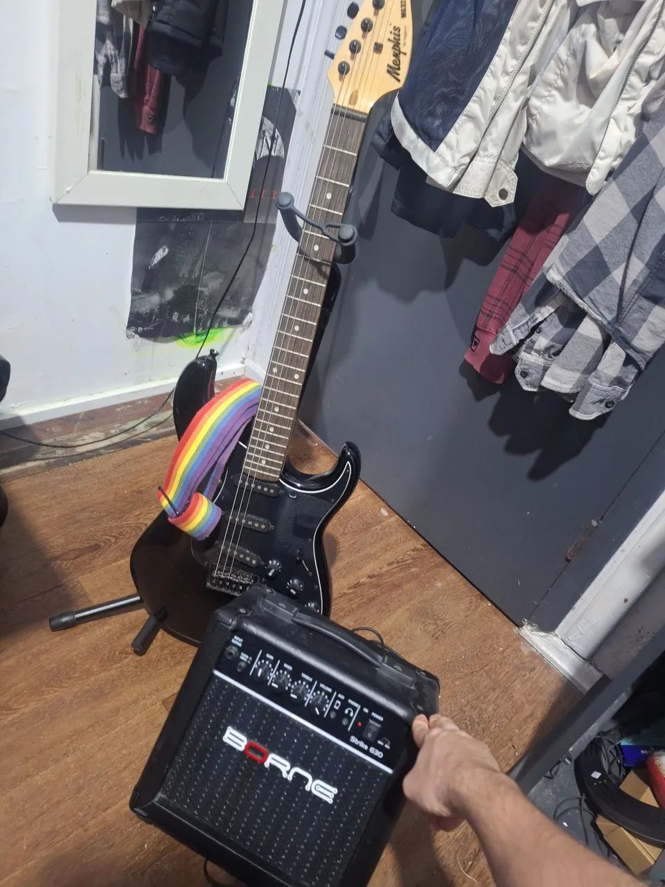 Guitarra e amplificador  - Foto 4