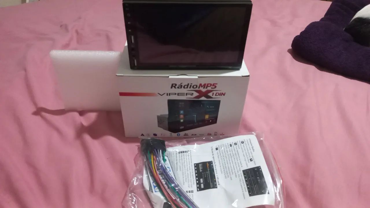 DVD 1 din de 7' polegadas automotivo novo  - Foto 3