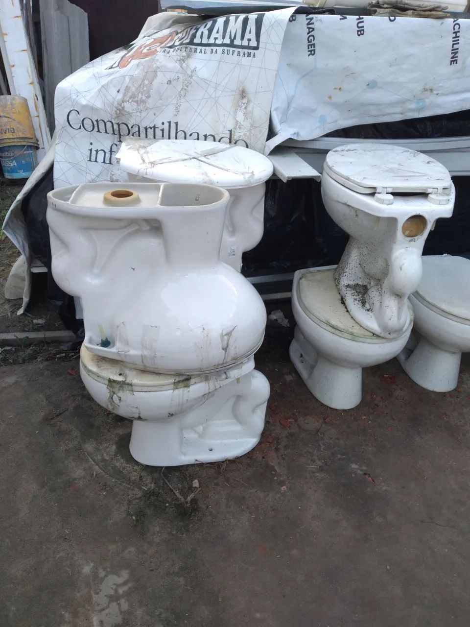 Vaso sanitario branco. - Foto 3