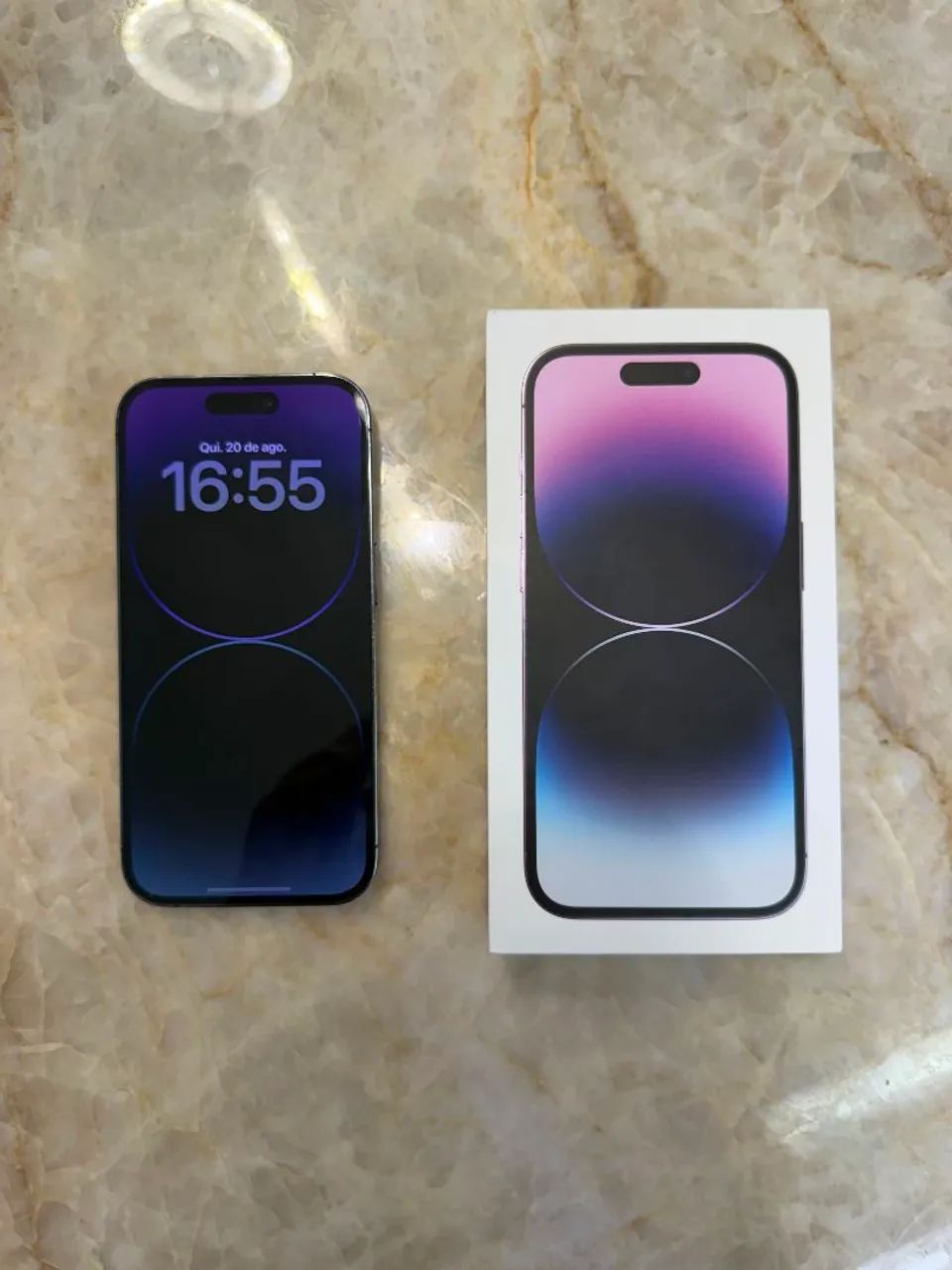Iphone 14 pro 256g com caixa todo original 
