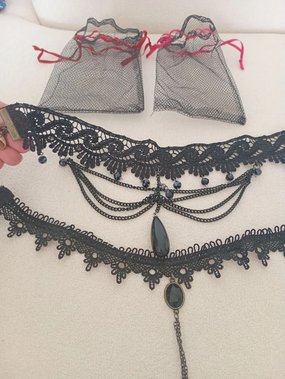 Conjunto de Chokers ( gargantilhas)