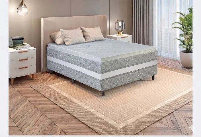 Cama Box Acoplada Casal **NOVA**