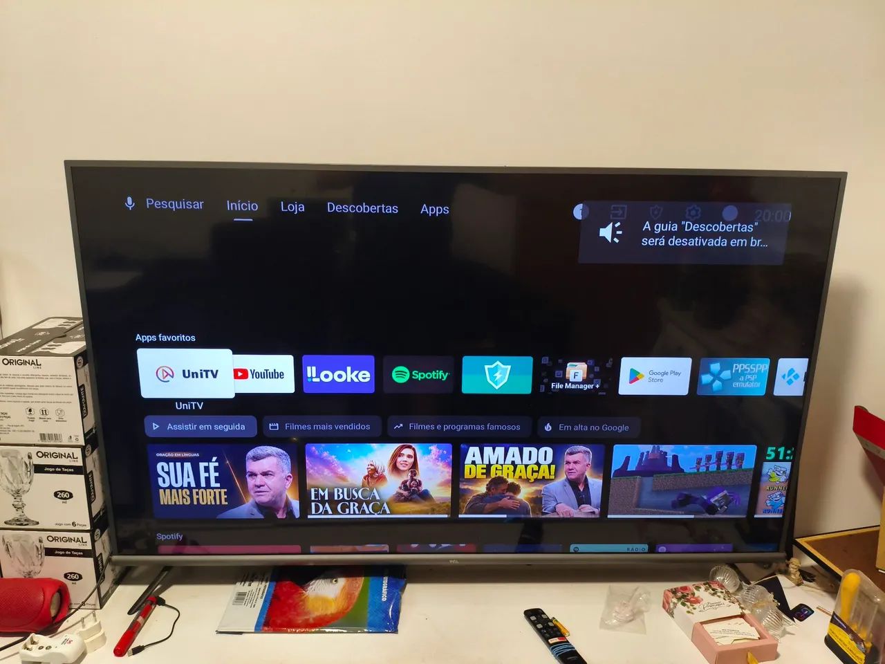 Tv tcl 55 usado  - Foto 3