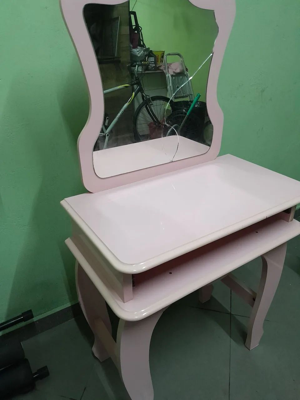 Penteadeira usada rosa. - Foto 4