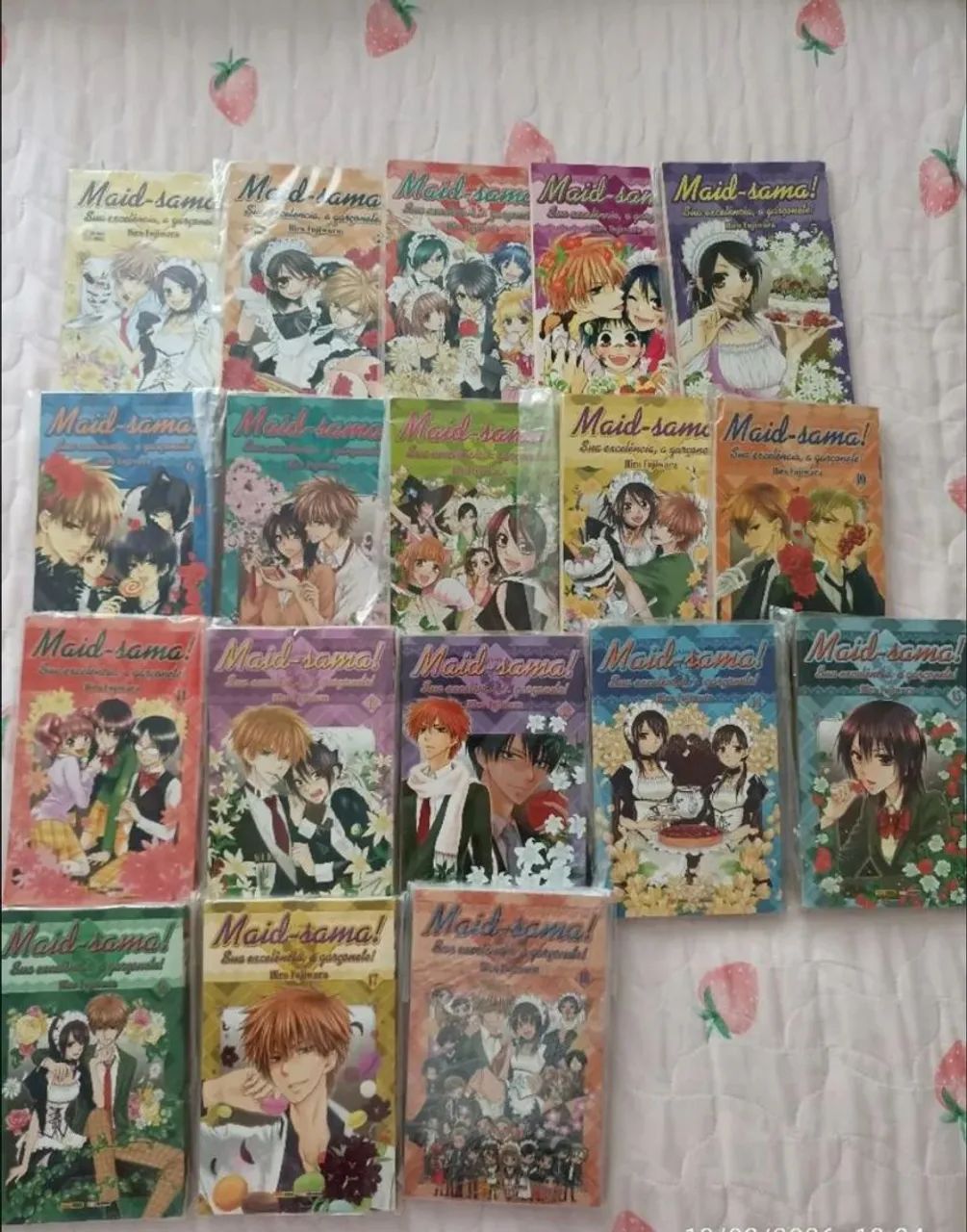 [RARO] Coleção Completa de mangás: Maid Sama! (Volumes 1 ao 18) - Panini