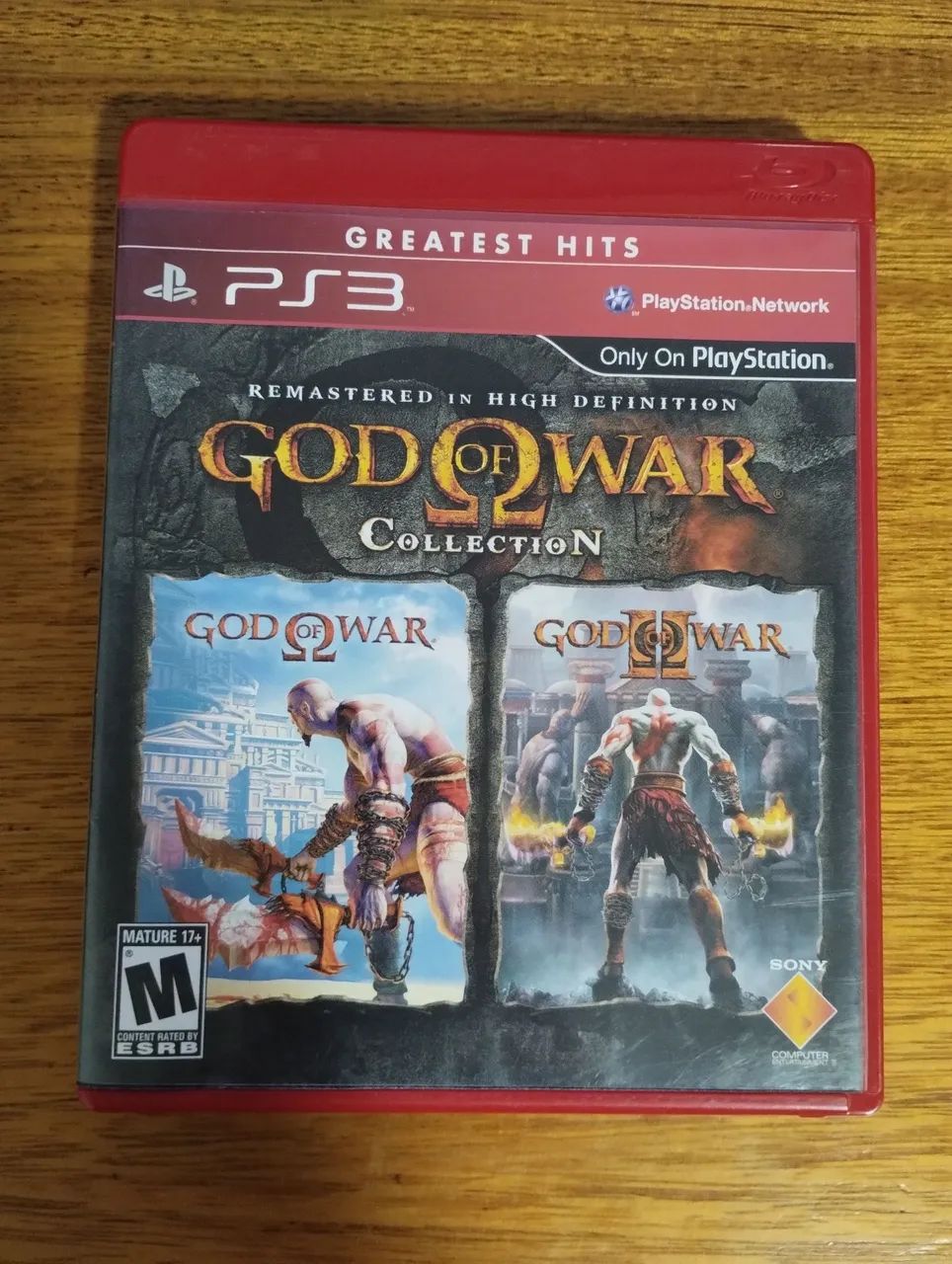 God of war collection 1 e 2 PS3 