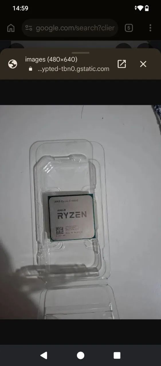 Processador Ryzen 5 4600g (gráfico integrado)