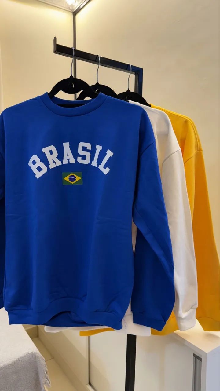 MOLETOM ESCRITA BRASIL 