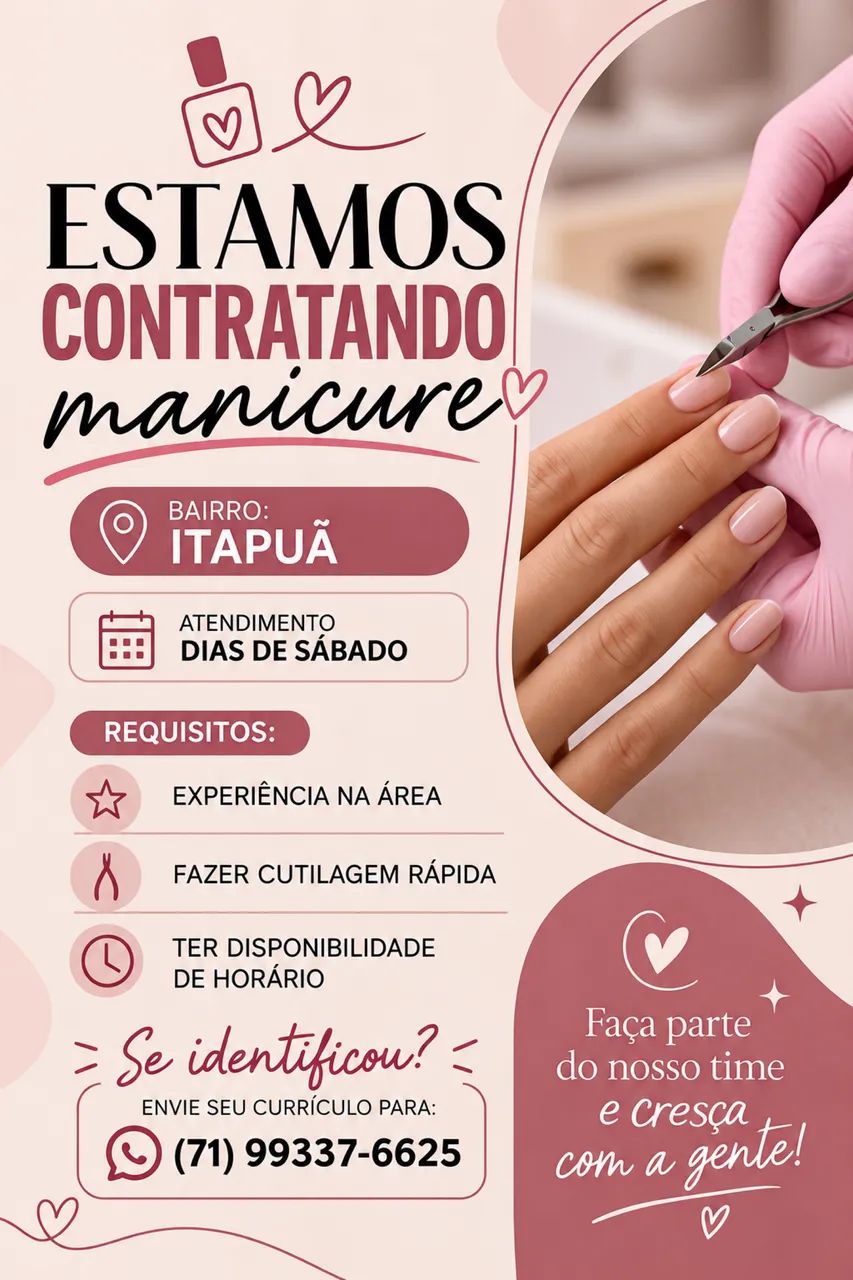 Procura-se manicure 