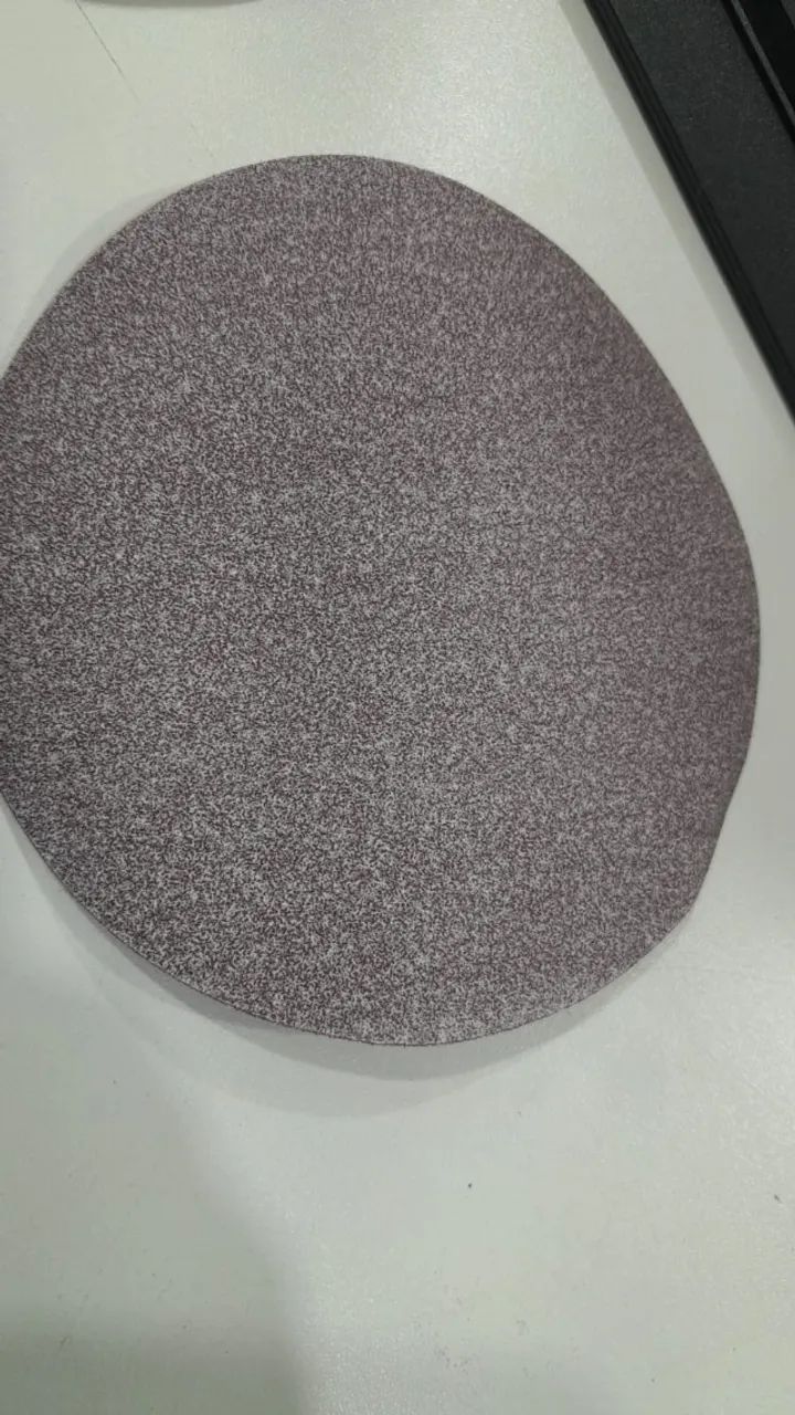 disco de lixa com sistema autoaderente (tipo Fixa Fácil/velcro),P 120G Medindo 5 polegadas - Foto 2