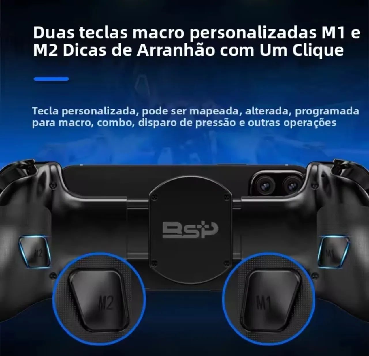 Controle Gamepad multiplataforma para Smartphone, PC, Switch, iOS  - Foto 4