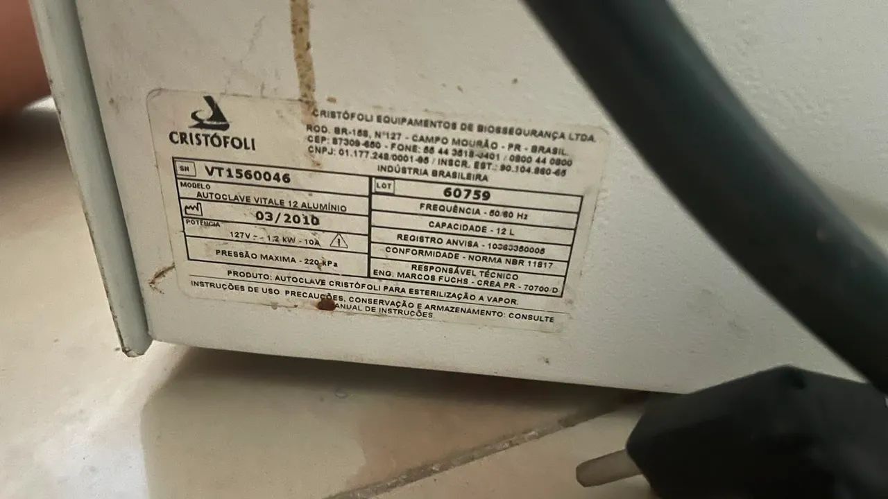 Vendo autoclave Cristofoli Vitale 12L - Foto 3